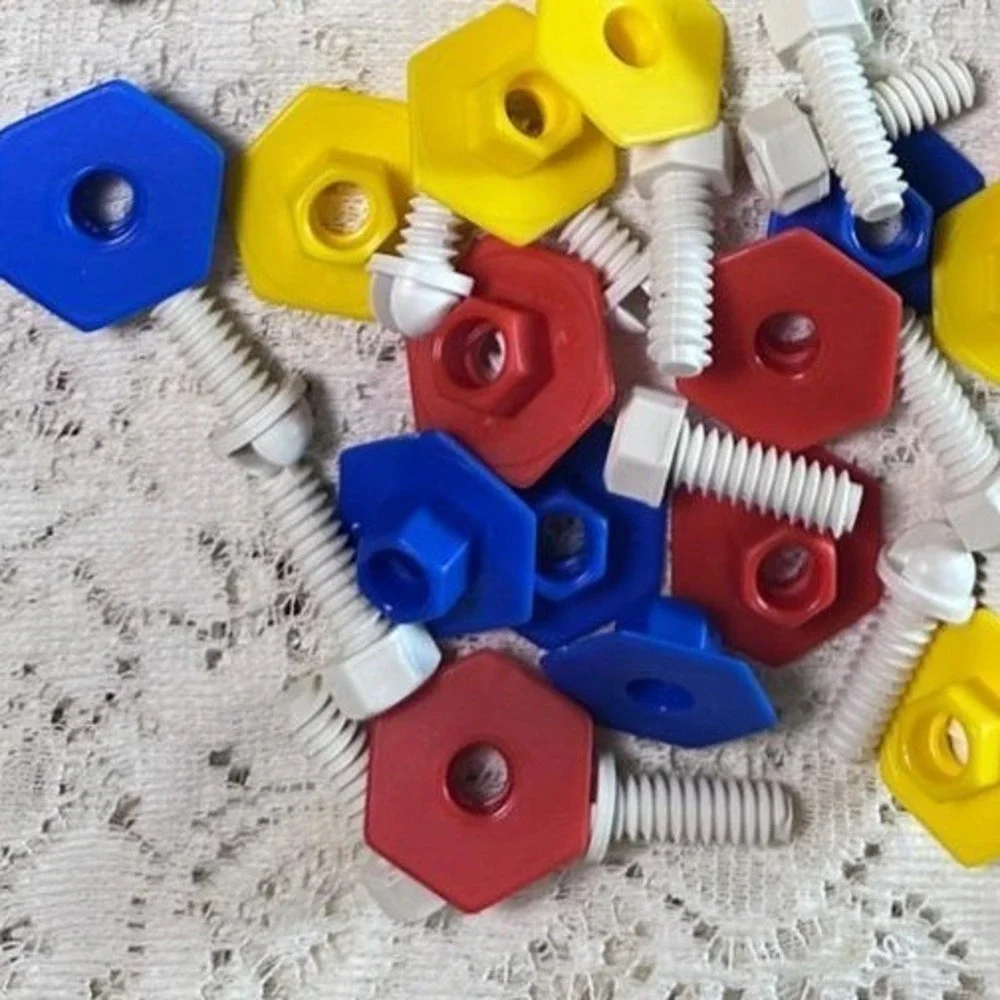 Fun Time Early Experiences Bolts N‎ Nuts Building Toy Set Ages 3+ Hand-Eye Coord